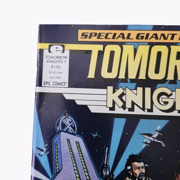 Epic Comics Tomorrow Knights #1 1990 Comic Book Collector Bagged Boarded - Picture 2 of 3